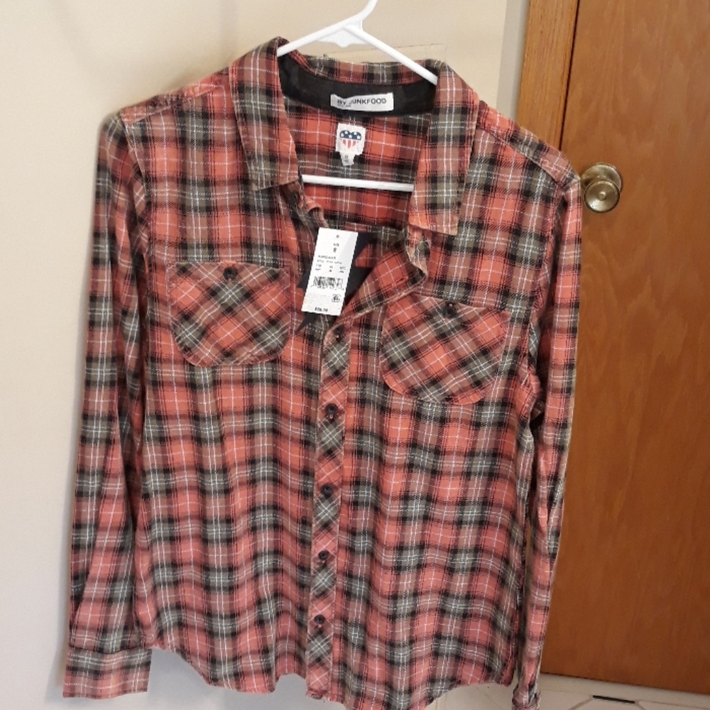 Printed button up shirt